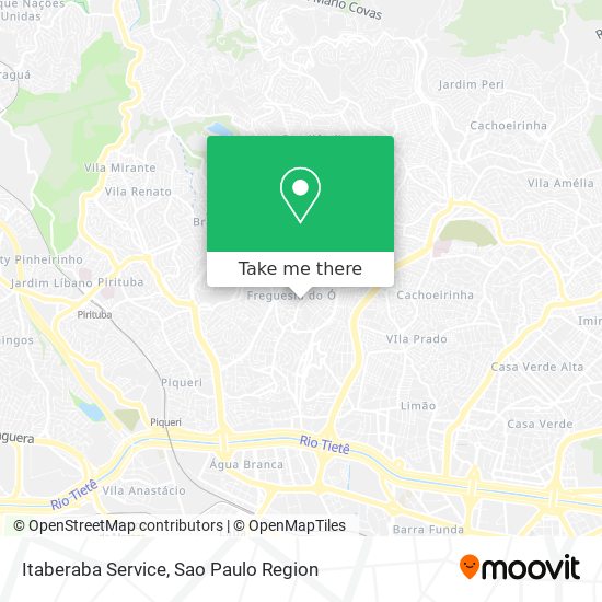 Itaberaba Service map