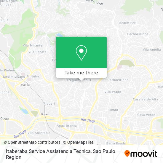 Mapa Itaberaba Service Assistencia Tecnica