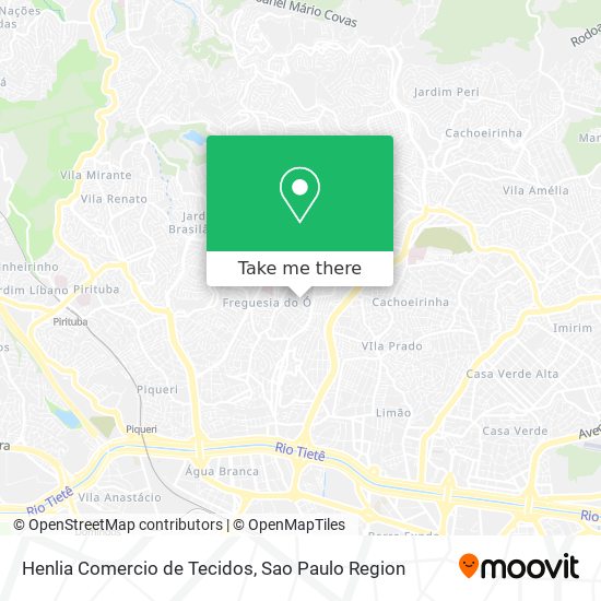 Henlia Comercio de Tecidos map
