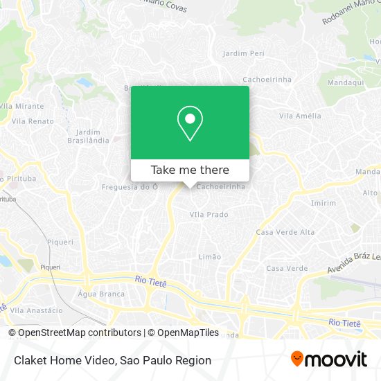 Claket Home Video map