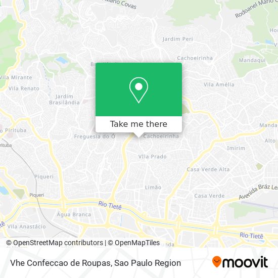 Vhe Confeccao de Roupas map