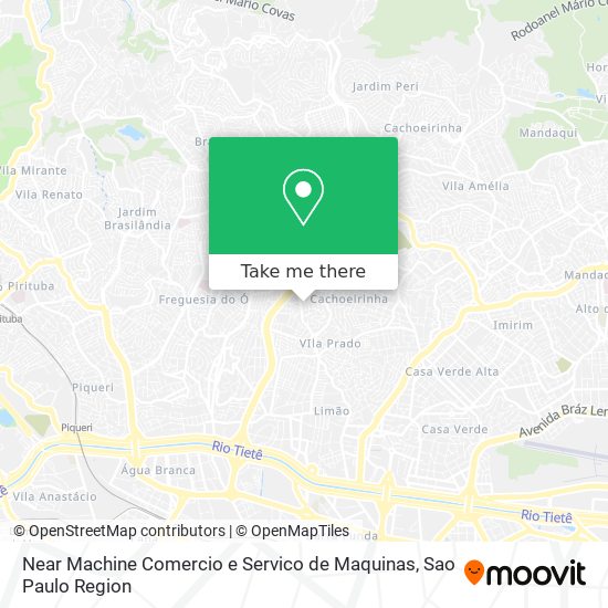 Near Machine Comercio e Servico de Maquinas map