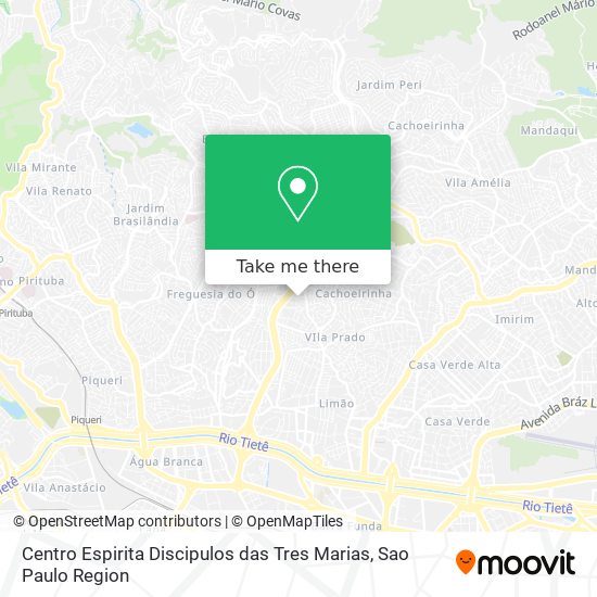 Centro Espirita Discipulos das Tres Marias map