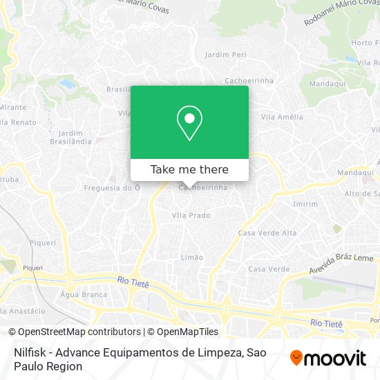 Mapa Nilfisk - Advance Equipamentos de Limpeza