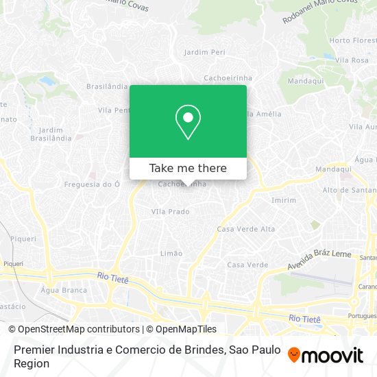 Premier Industria e Comercio de Brindes map