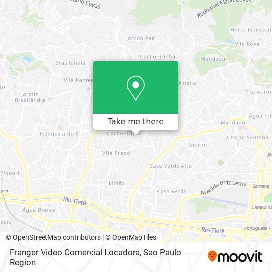 Mapa Franger Video Comercial Locadora