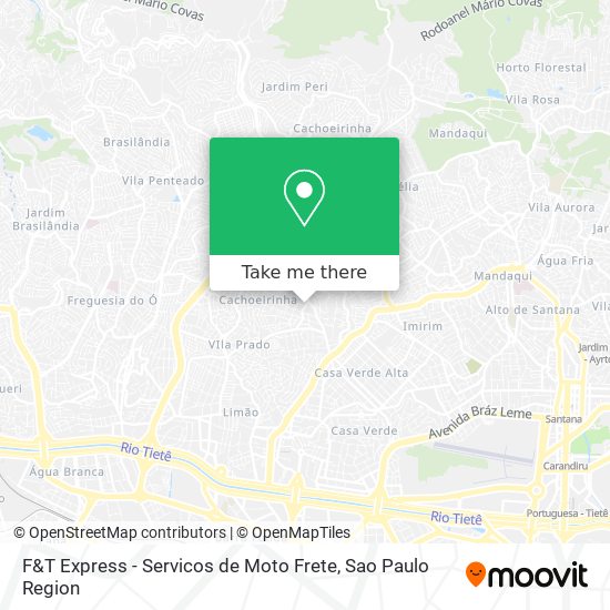 F&T Express - Servicos de Moto Frete map