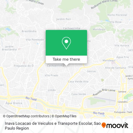 Inava Locacao de Veiculos e Transporte Escolar map