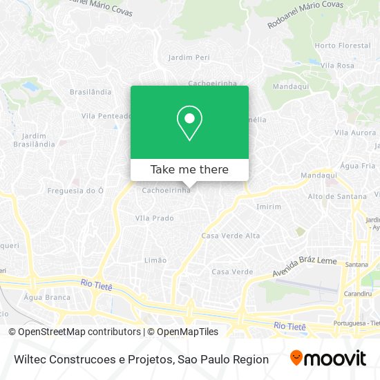 Wiltec Construcoes e Projetos map