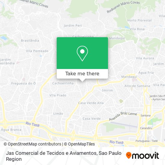 Mapa Jas Comercial de Tecidos e Aviamentos