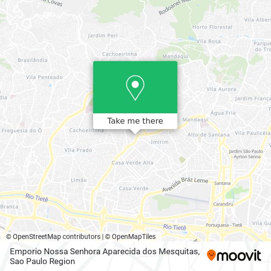 Emporio Nossa Senhora Aparecida dos Mesquitas map