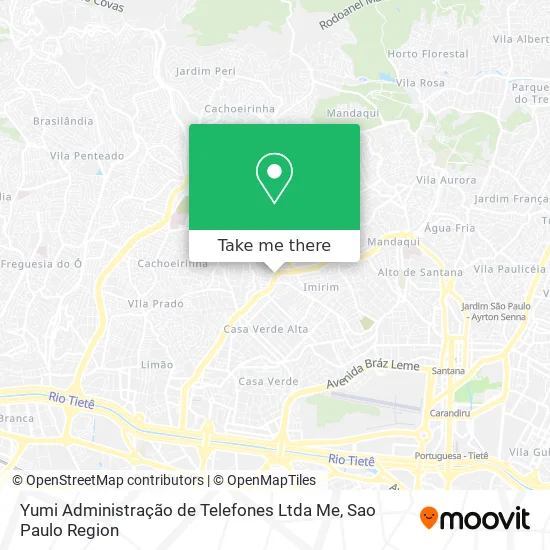 Yumi Administração de Telefones Ltda Me map