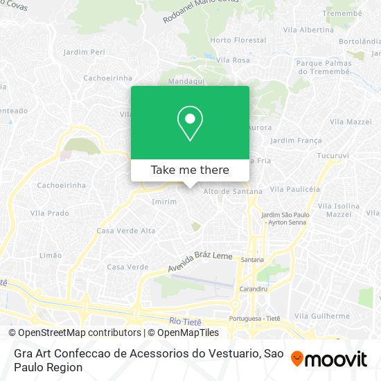 Gra Art Confeccao de Acessorios do Vestuario map