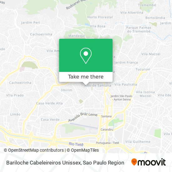 Mapa Bariloche Cabeleireiros Unissex