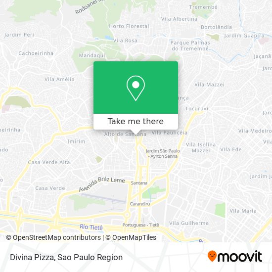 Divina Pizza map