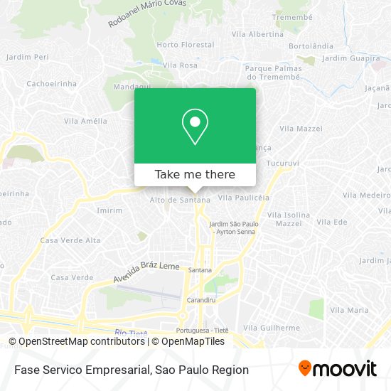 Fase Servico Empresarial map