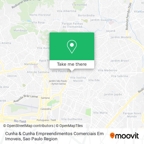 Cunha & Cunha Empreendimentos Comerciais Em Imoveis map