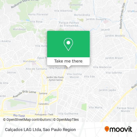 Calçados LAG Ltda map