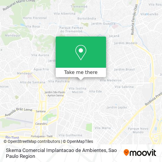 Mapa Skema Comercial Implantacao de Ambientes