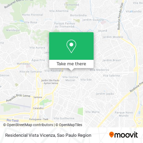 Residencial Vista Vicenza map