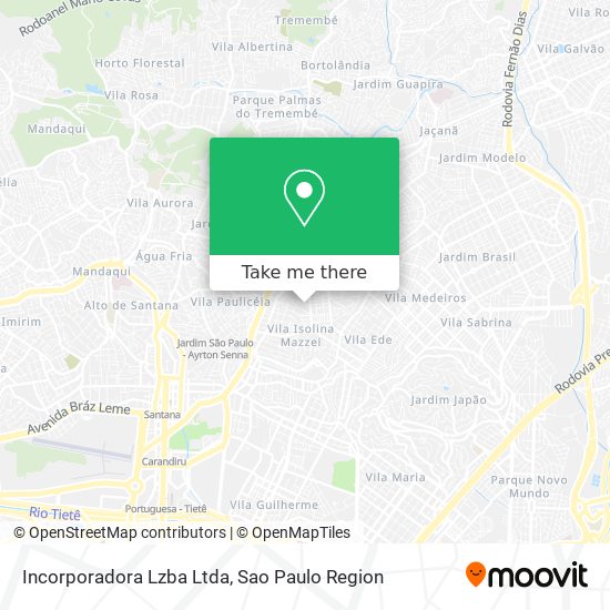 Incorporadora Lzba Ltda map