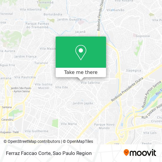 Ferraz Faccao Corte map