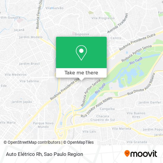Auto Elétrico Rh map