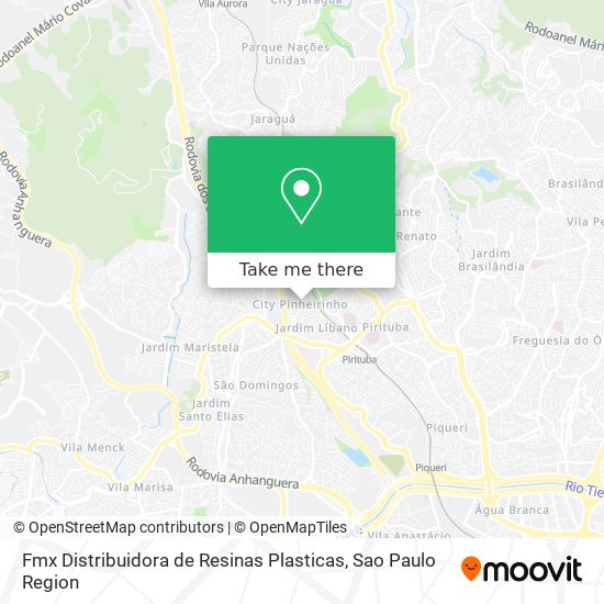 Fmx Distribuidora de Resinas Plasticas map