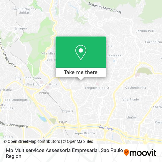 Mapa Mp Multiservicos Assessoria Empresarial