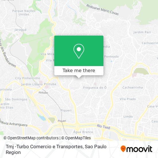 Mapa Tmj -Turbo Comercio e Transportes