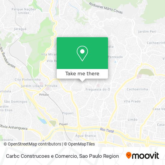 Carbc Construcoes e Comercio map