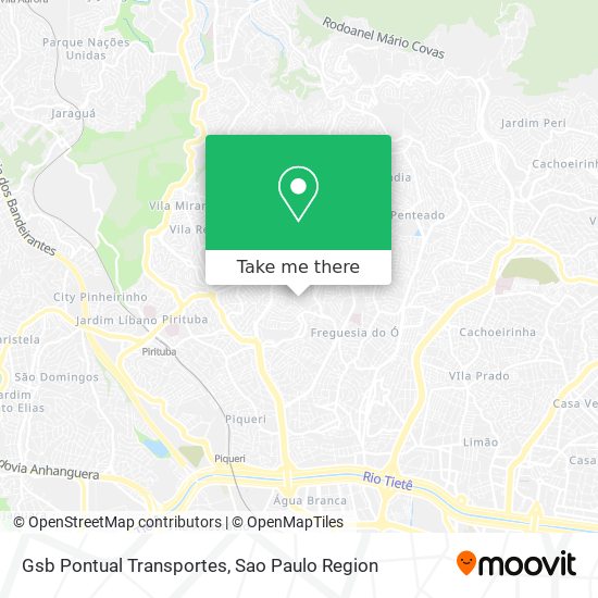 Gsb Pontual Transportes map