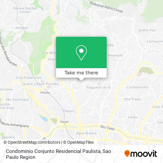 Condomínio Conjunto Residencial Paulista map