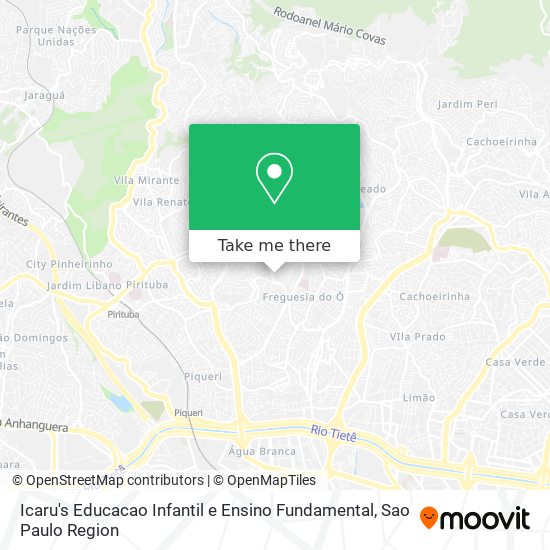 Mapa Icaru's Educacao Infantil e Ensino Fundamental