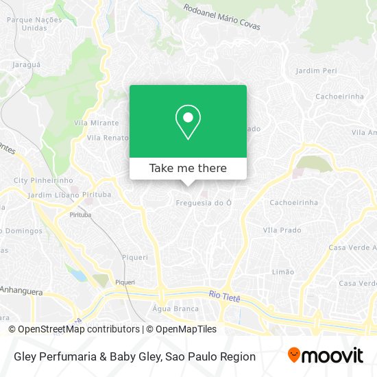 Gley Perfumaria & Baby Gley map