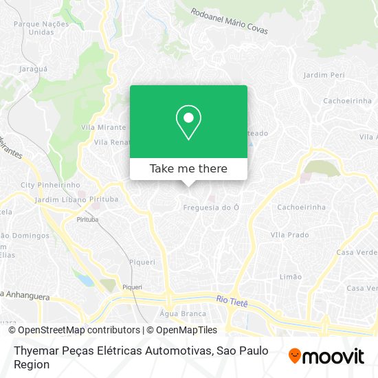 Thyemar Peças Elétricas Automotivas map