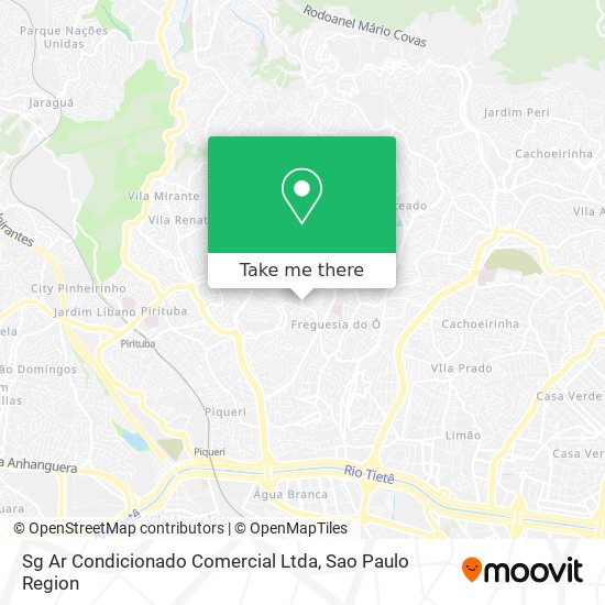 Mapa Sg Ar Condicionado Comercial Ltda