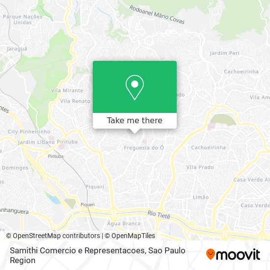 Samithi Comercio e Representacoes map