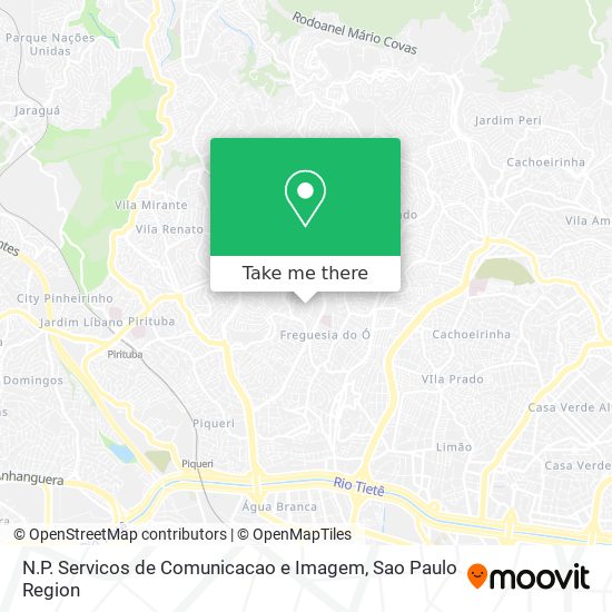 Mapa N.P. Servicos de Comunicacao e Imagem