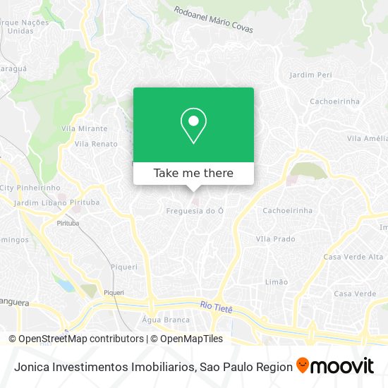 Jonica Investimentos Imobiliarios map