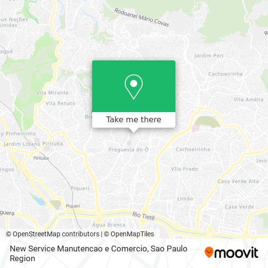 New Service Manutencao e Comercio map