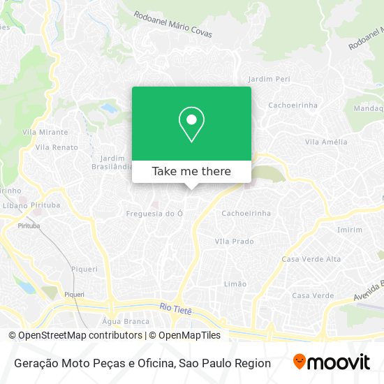 Mapa Geração Moto Peças e Oficina