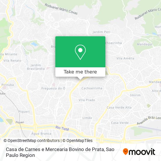 Casa de Carnes e Mercearia Bovino de Prata map