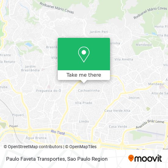 Paulo Faveta Transportes map