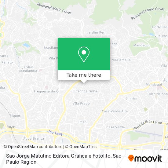 Mapa Sao Jorge Matutino Editora Grafica e Fotolito