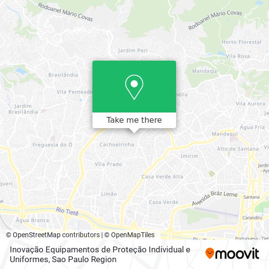 Inovação Equipamentos de Proteção Individual e Uniformes map