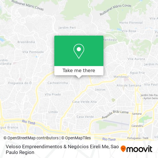 Veloso Empreendimentos & Negócios Eireli Me map