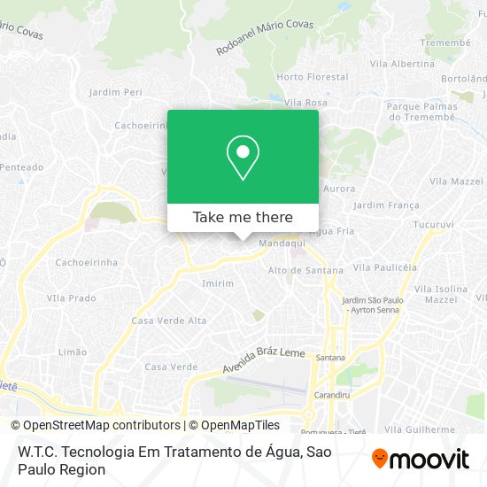 Mapa W.T.C. Tecnologia Em Tratamento de Água