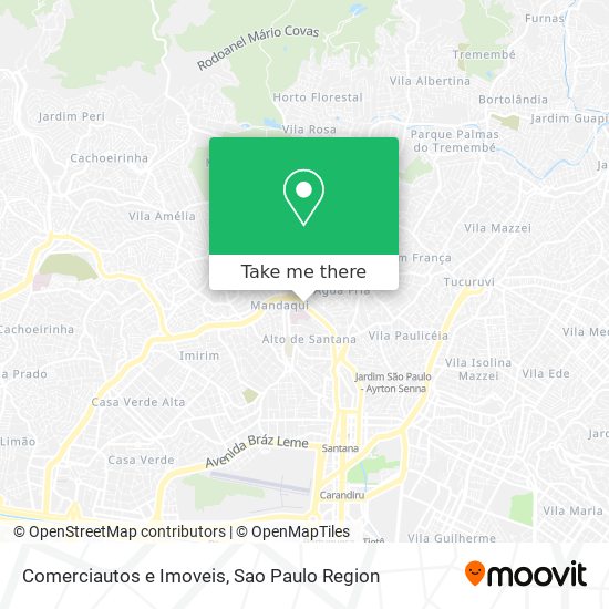 Comerciautos e Imoveis map