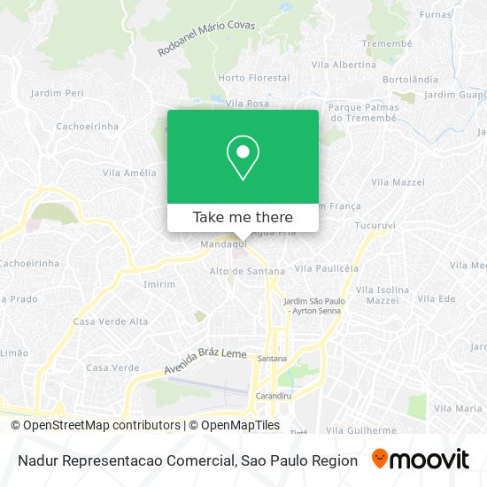 Nadur Representacao Comercial map